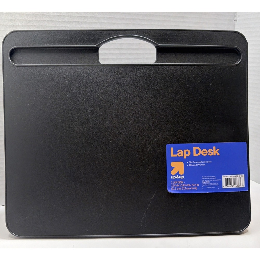 Lap Desk 12x14 Black Plastic Handle - Brand NEW!
